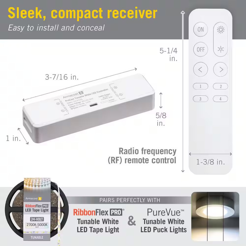 Proline CCT Tunable White Lighting LED Remote Control gallery