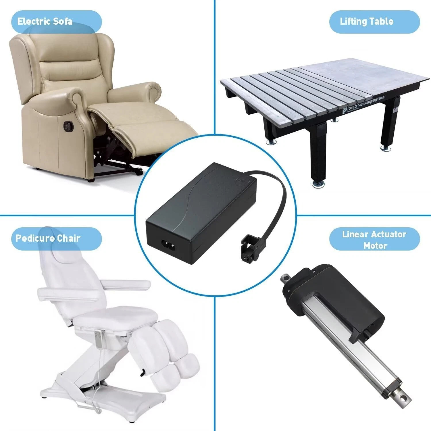 29V 2A Power Adapter Power Supply AC Plug Transformer for Recliner Lift Chair gallery