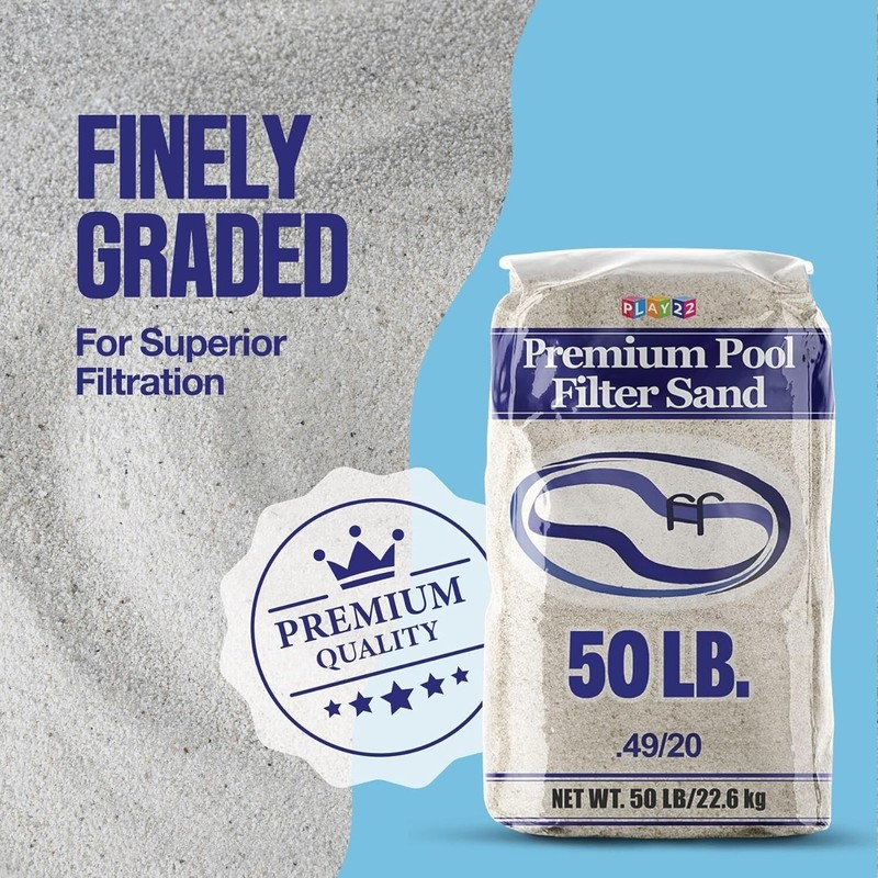 Pool Filter Sand - Pool Sand, 50 Pound Bag Silica Sand for Pool Filter gallery