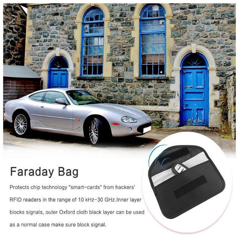 NEW Faraday Bag Cell Phone Wallet Blocker Radiation Signal Shielding Case Lot gallery