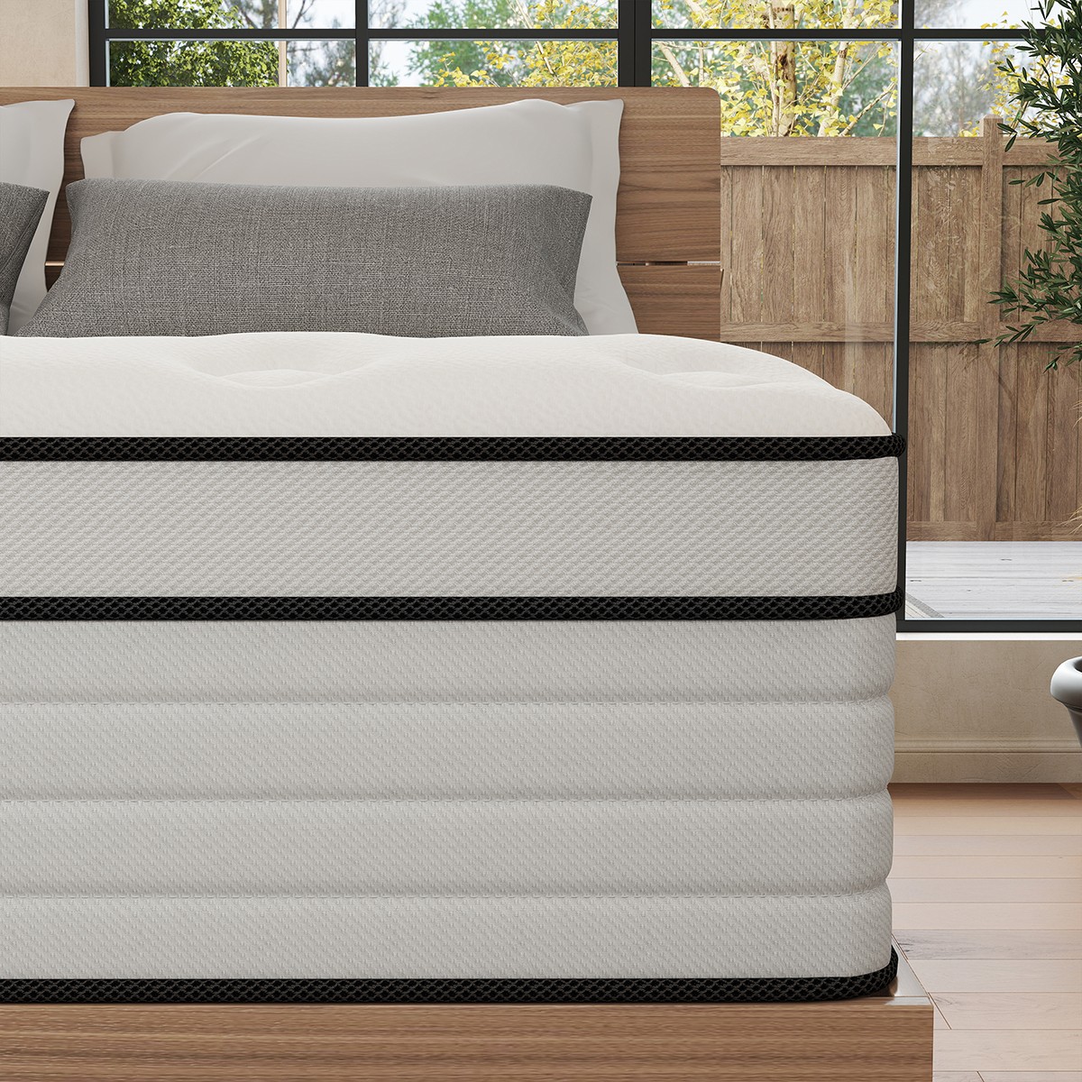 12/14 Inch Gel Memory Foam Pocket Spring Mattress Twin Full Queen King In A Box gallery