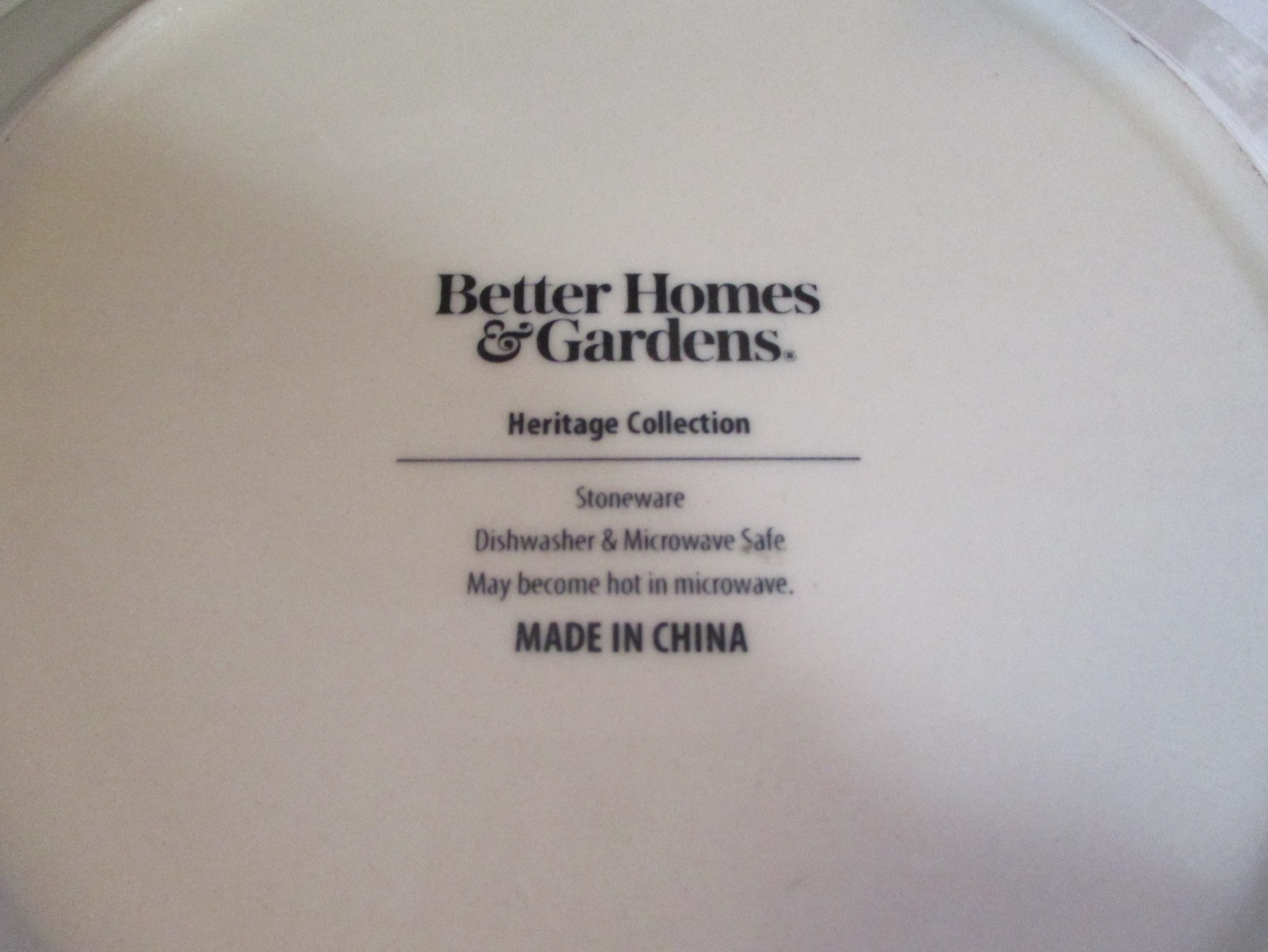 Better Homes Gardens Heritage Winter Forest TRAIN Steam Engine 9" Plate Cream gallery