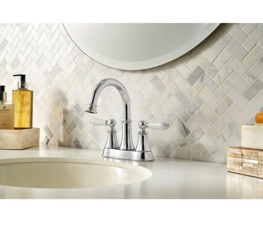 Pfister Courant LF-048-COPC Chrome 2-Handle 4" Bathroom Sink Faucet New gallery