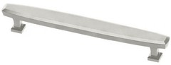 (5 Pack) 6-5/16 inch Beveled Pull Satin Nickel