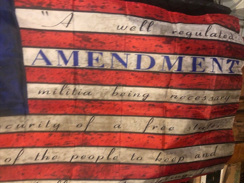 2nd Amendment American Flag. 36x60 Inches. New In Package gallery