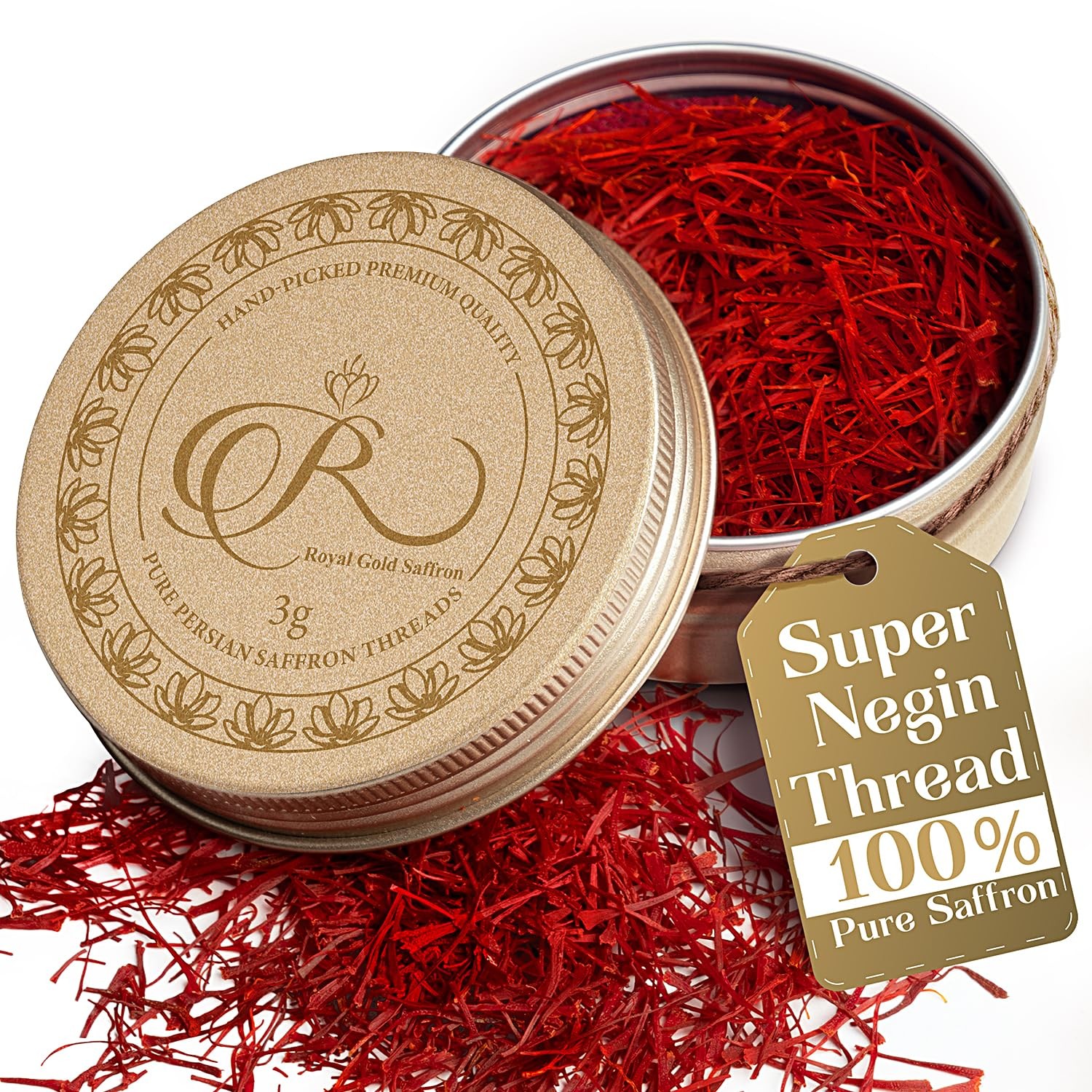 – Premium Super Negin Saffron Threads, Grade A+ | Gourmet Chef’s Select Spice... gallery