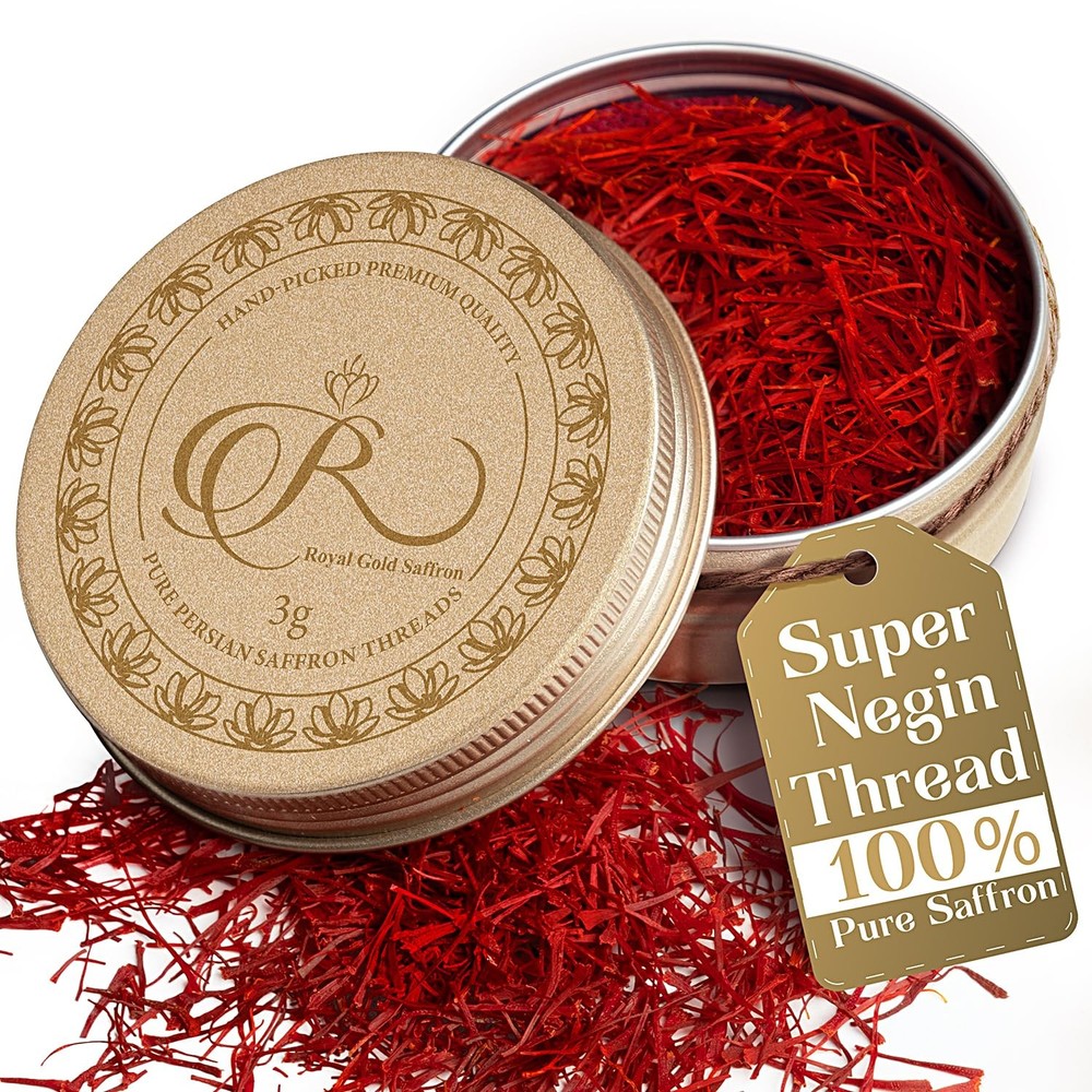 – Premium Super Negin Saffron Threads, Grade A+ | Gourmet Chef’s Select Spice...