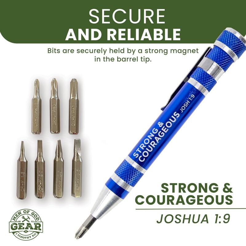 8 in 1 Pen Style Screwdriver Strong And Courageous Josh 19 Multi Tool gallery