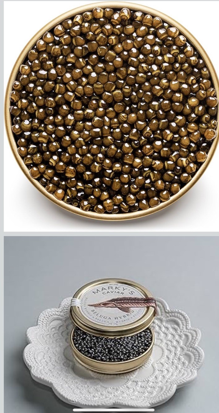 MARKY'S Beluga Hybrid Imperial Black Caviar - 1 oz / 28 g gallery