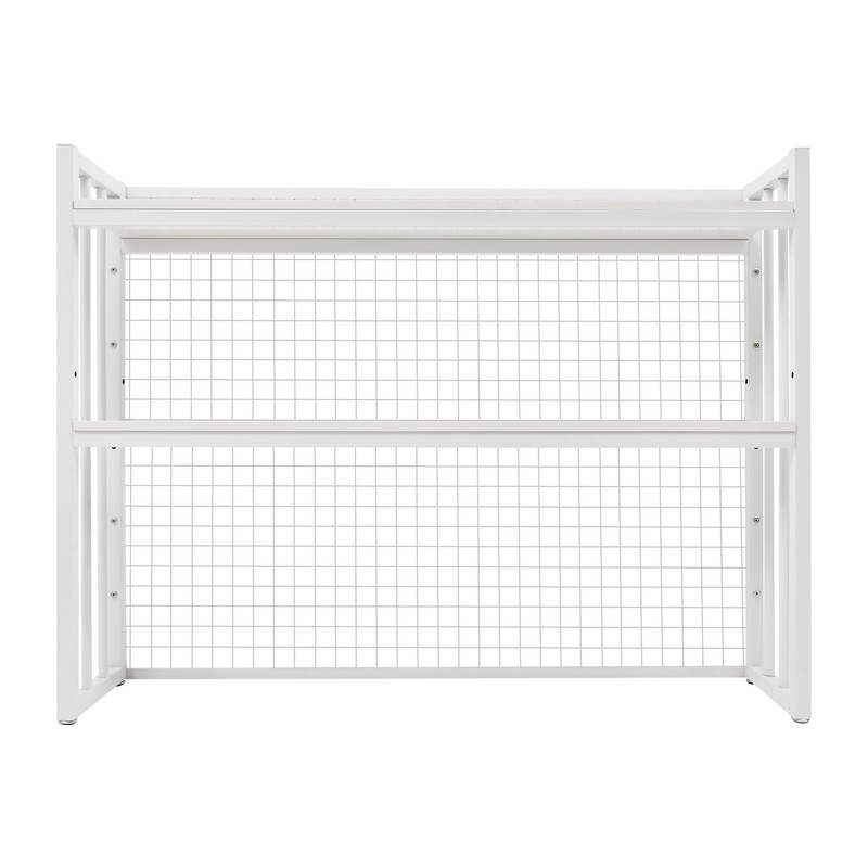 Modern Minimalist Desktop Bookcase with Adjtable Shelves and Hooks US~ gallery