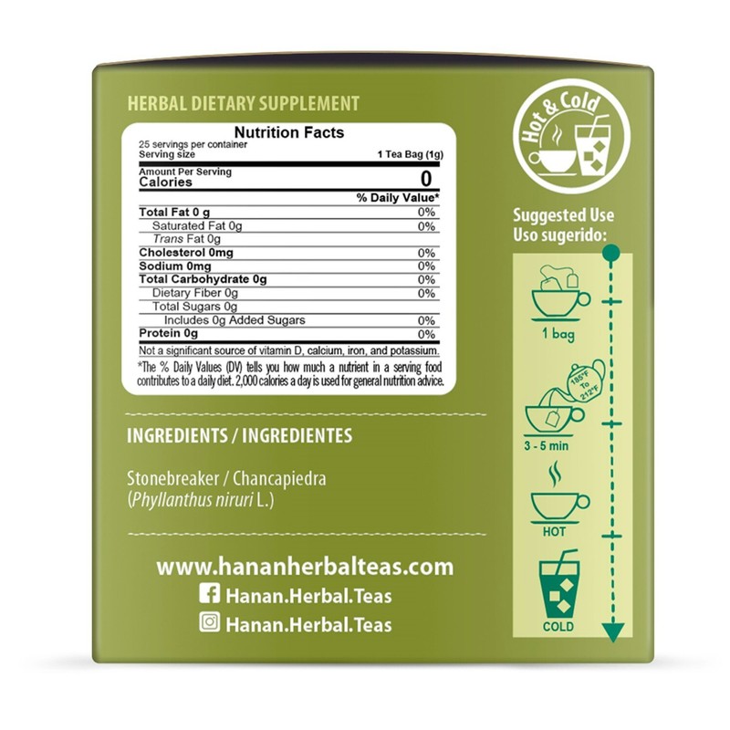 Hanan Peruvian Secrets Chancapiedra Herbal Tea | 100% Natural Stonebreaker | 25 gallery