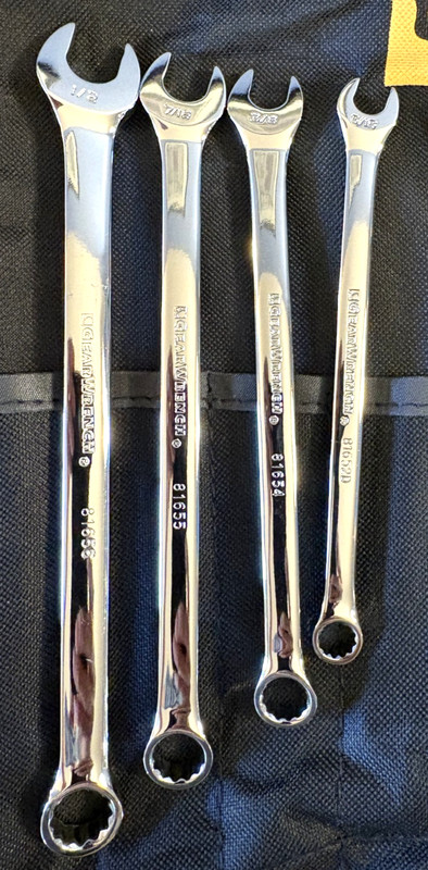 GearWrench (15) Pc. SAE Long Pattern Combination Non-Ratcheting Wrench Set - NEW gallery