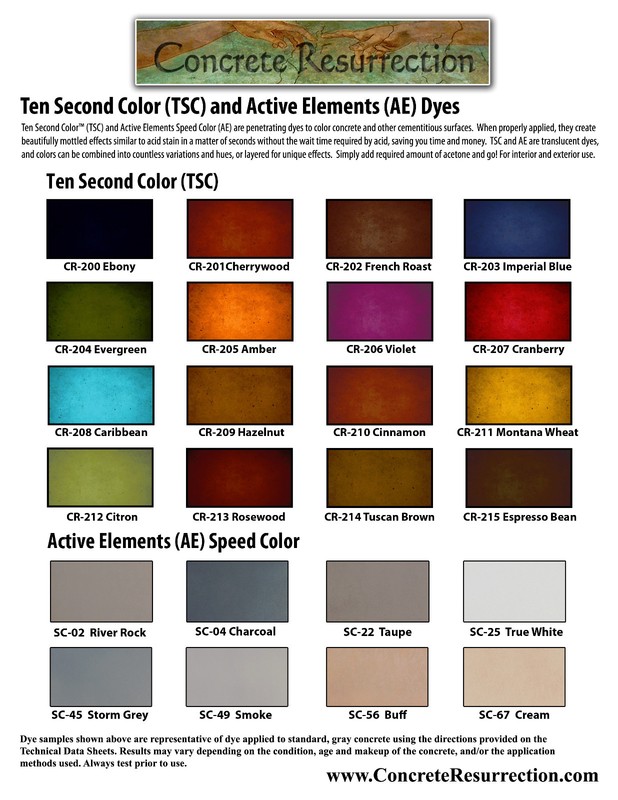 Fast Drying Concrete Stain-Professional-Easy to Use 100-150sq ft French Roast gallery