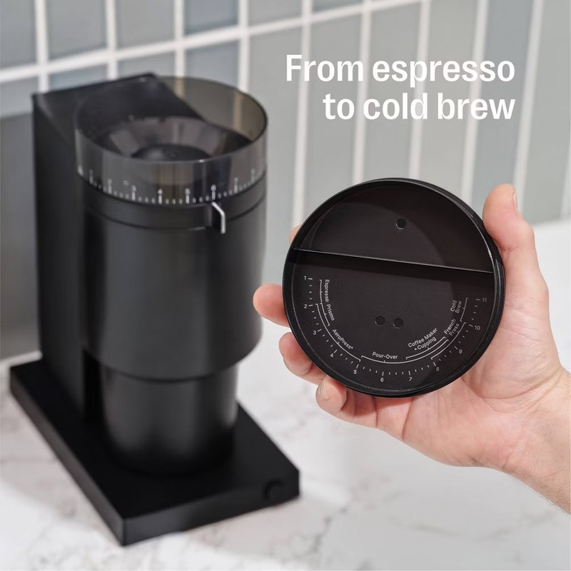 Fellow Opus Conical Burr Grinder Matte Black: Electric Coffee Grinder, gallery