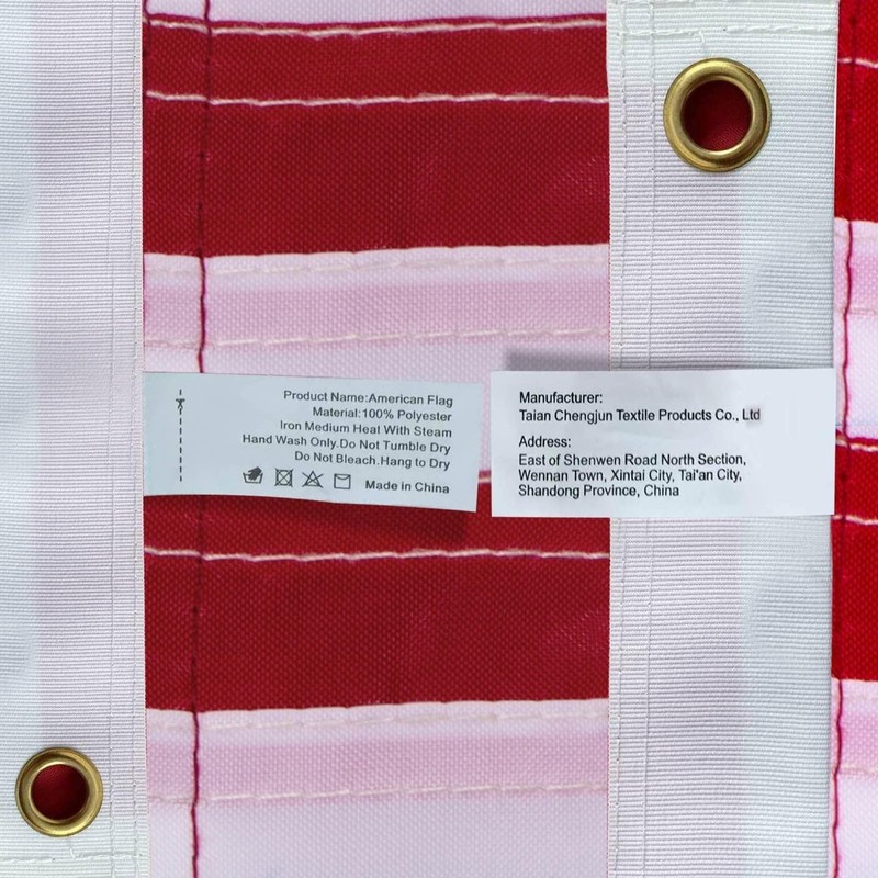 8x12 ft Heavy Duty Polyester US Flag - Embroidered Stars, Sewn Stripes, UV Prote gallery