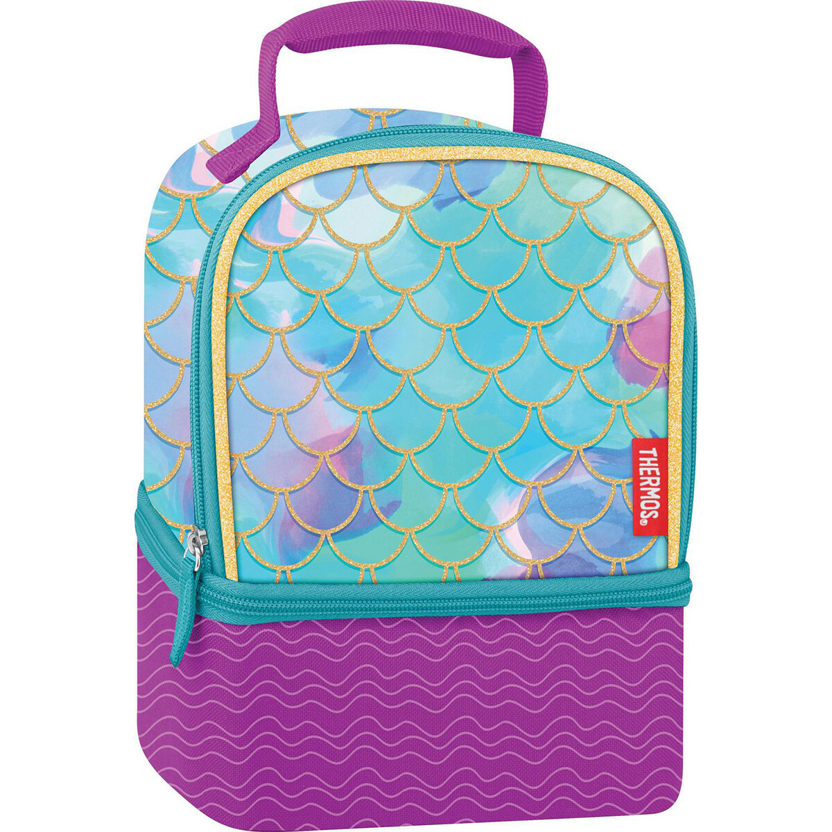 Thermos Kid's LDPE Dual Compartment Lunch Box - Mermaid gallery