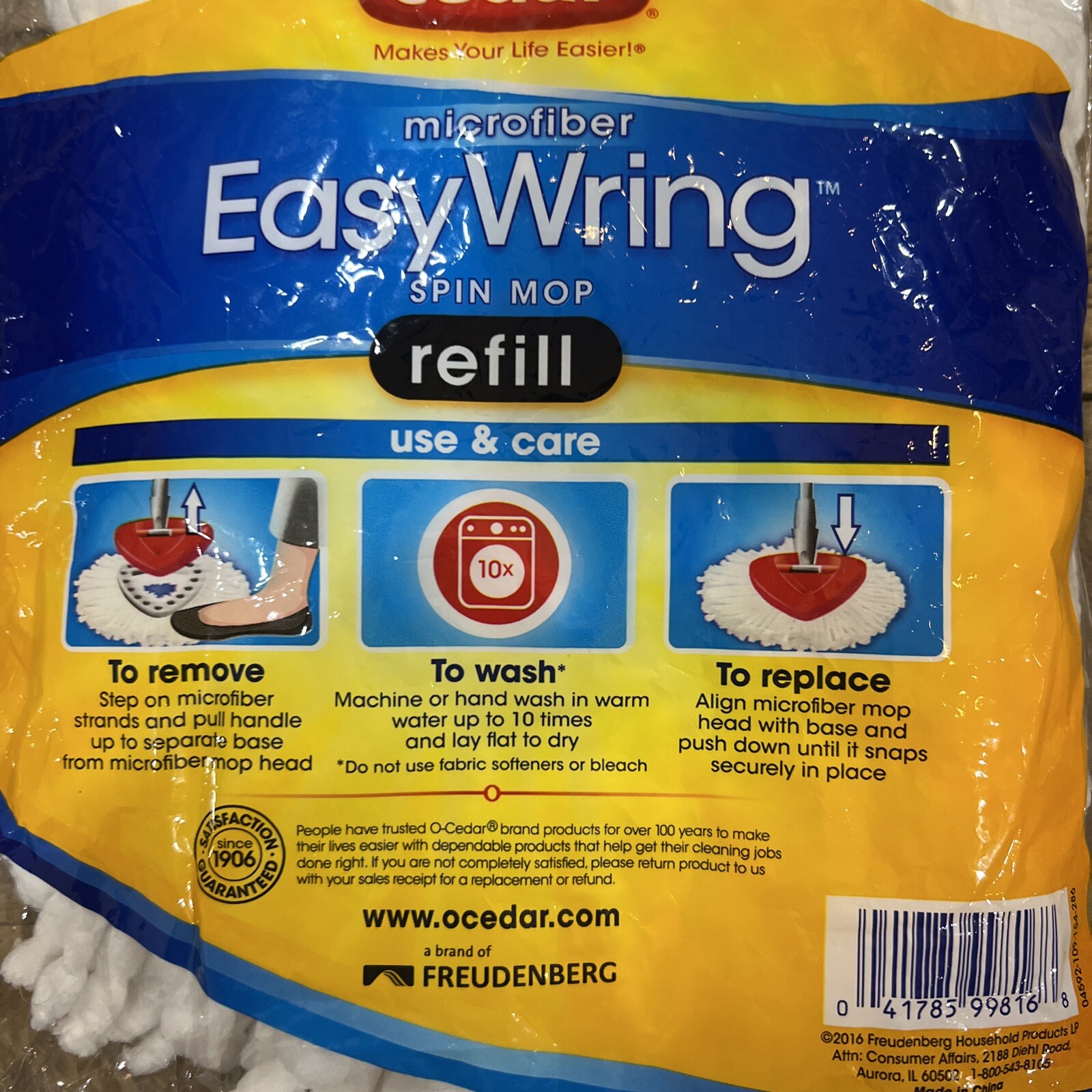O Cedar EasyWring Spin Mop Refill gallery