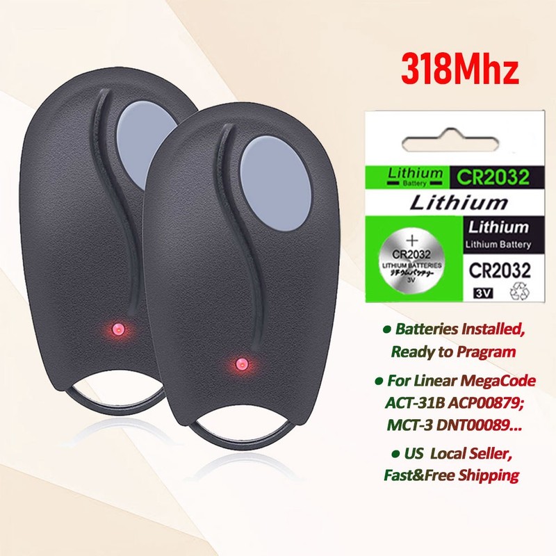For Linear ACT-31B Megacode Access Gate Garage Door Remote Transmitter ACP00879 gallery