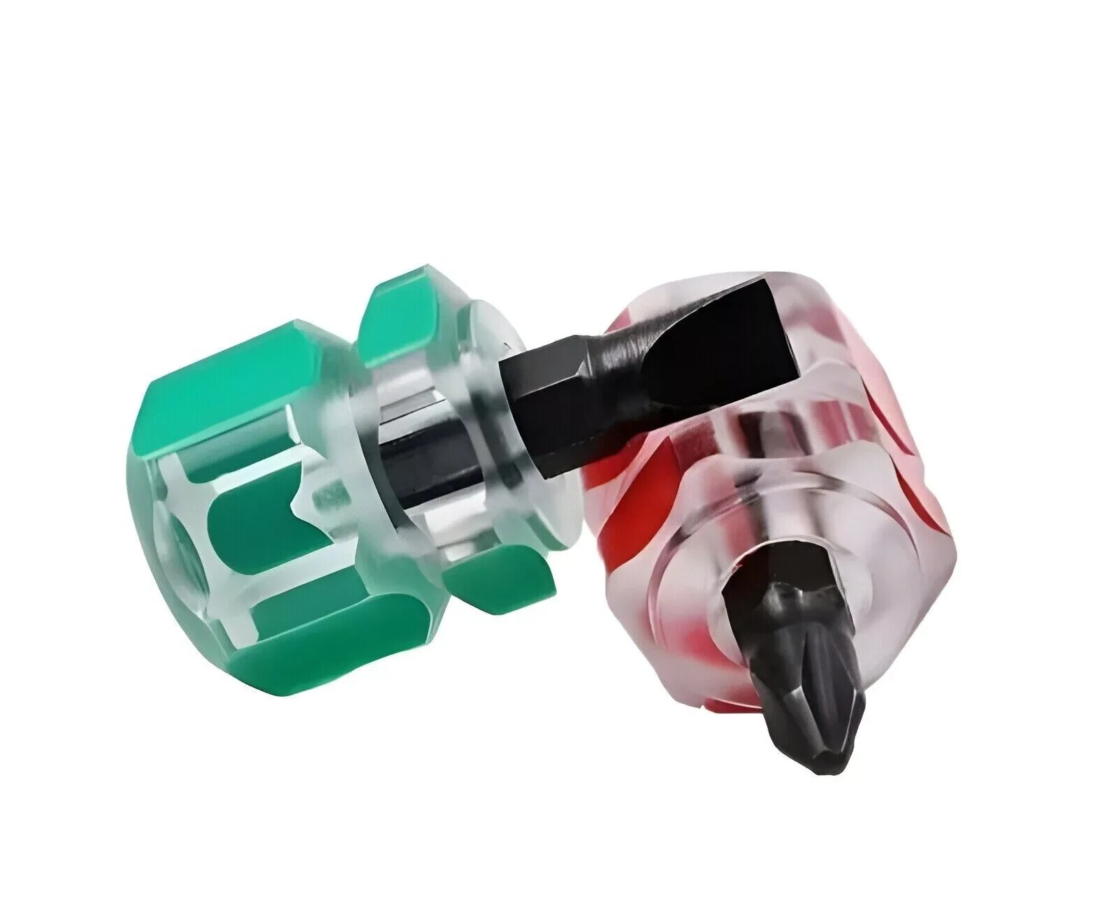 Mini Ultra Short Stubby Screwdriver Set 2 Pieces 1 Phillips, 1 Flat gallery