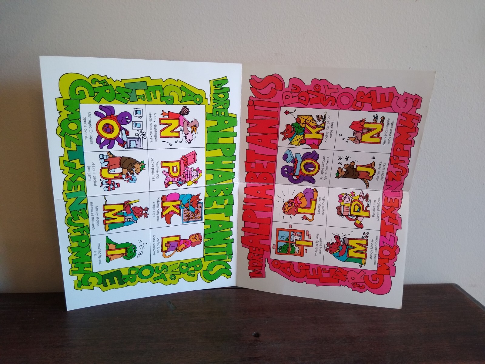 Vintage 1982 Weekly Reader ABC Game, Alphabet Antics, Pre-school Students gallery