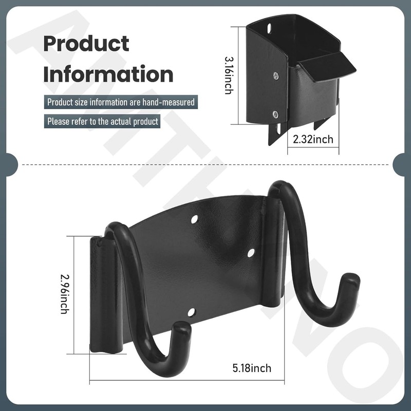 Wheelbarrow Storage Bracket Hanger Wall Mount 90 lb Capacity Garage Rack gallery