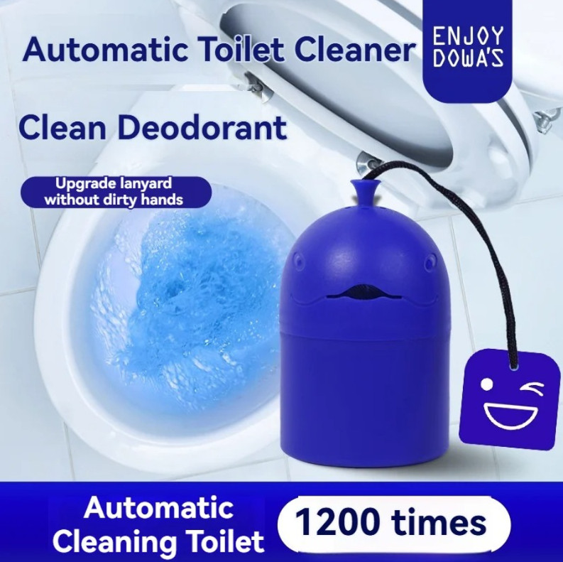1pc Blue Whale Automatic Toilet Cleaner 150G Slow Release Fresh Gel - NEW gallery