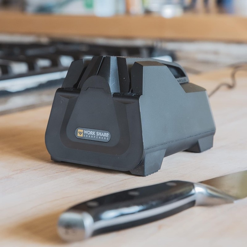Premium Electric Knife Sharpener with Ceramic Hone - 3-Year Warranty Included gallery