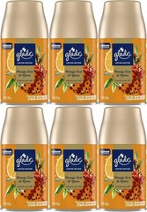 6 NEW Glade Automatic Spray Refill 6.2oz , Orange Zest & Clove Scent Limited Ed