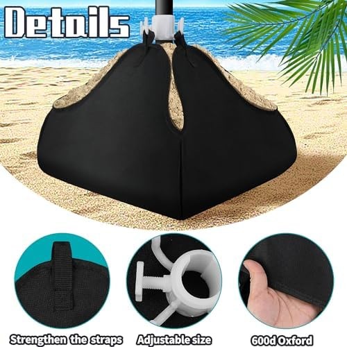 DECOHS 1 Set Beach Umbrella Base Weight- 600D Oxford Cloth Sun Umbrella Filla... gallery