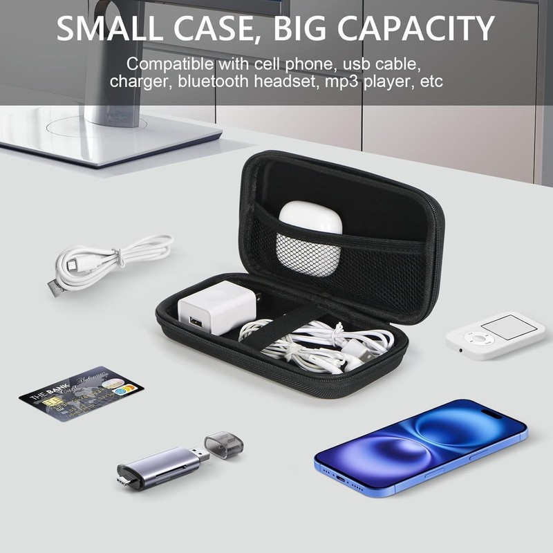 EVA Hard Shell Portable Case - 6.6” Universal Storage for Tech & Accessories gallery