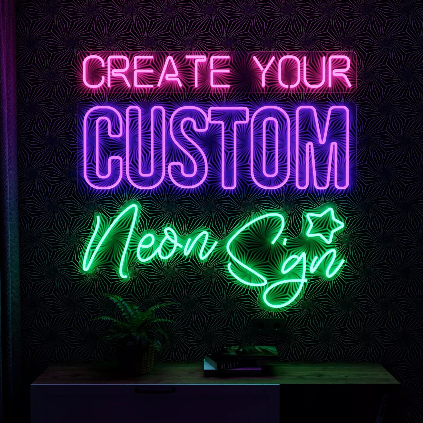 Personalized Neon Sign Custom Name Logo Signs Acrylic Wall Decor LED Night Light gallery