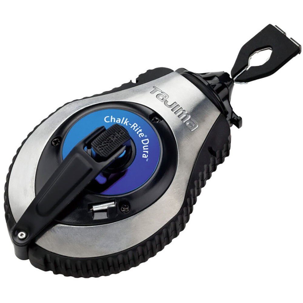 TAJIMA Chalk Line Chalk-Rite Chalk Box with Ultra-Thin 0.5mm Snap Line CR402S gallery