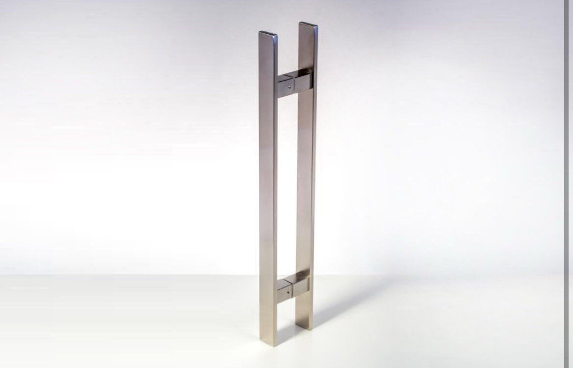 24 Inch Square Rectangle Flat Shape Stainless Steel Shower Glass Door Handles gallery