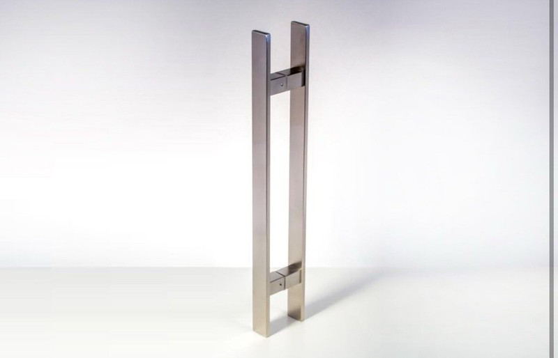 24 Inch Square Rectangle Flat Shape Stainless Steel Shower Glass Door Handles gallery