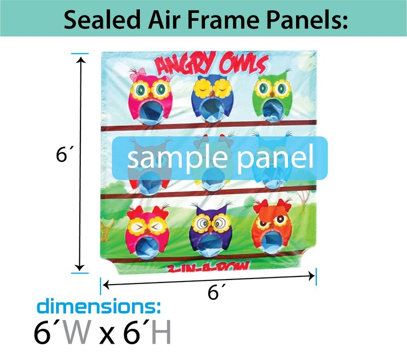 Replacement Inflatable Air Frame Game Vinyl Panel 5x6 Jonah and the Big Fish gallery