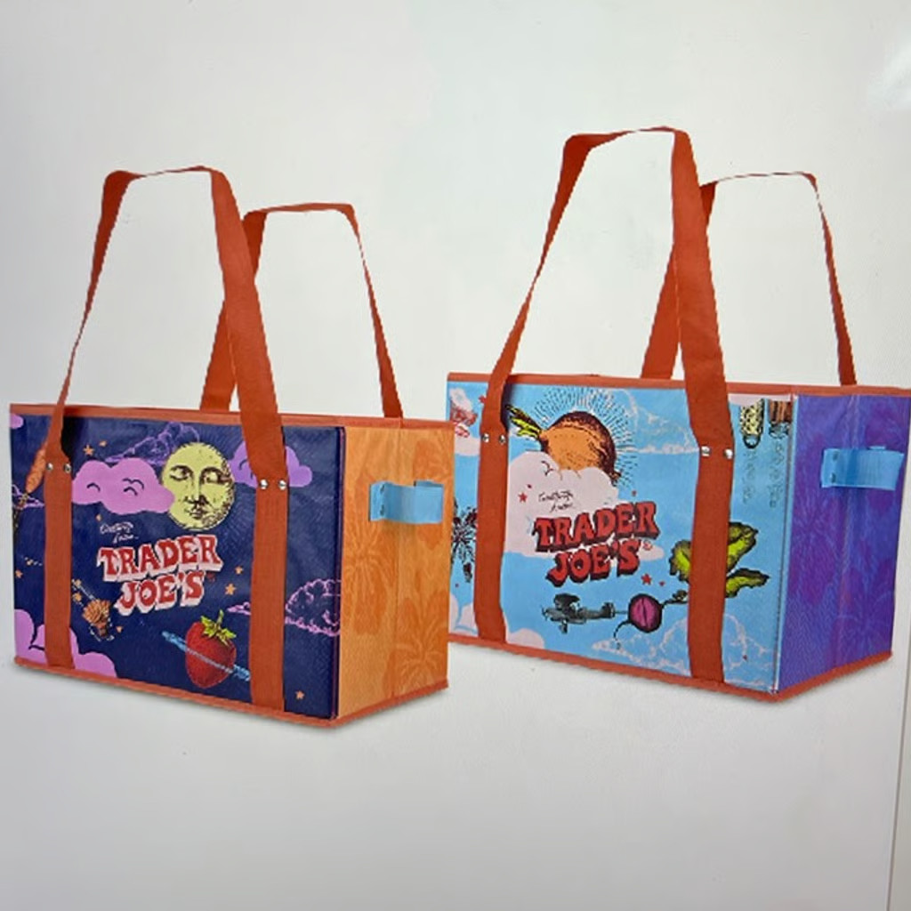 Trader Joe's Stand-Up Collapsible Grocery Tote Bag (New Just Release) 1 Bag gallery