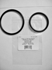 Praher 2″ CR4 Inline Strainer (690 Micron) O-Ring Kit / R&S 331-337PR / EPDM