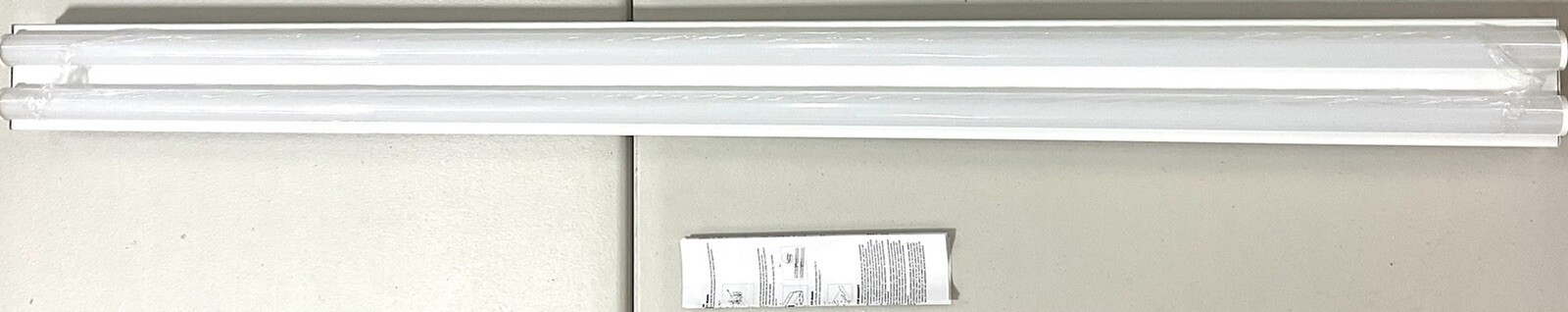 Metalux 4 ft. 2-Light Linear White Integrated LED Ceiling Strip Light with 4200 gallery