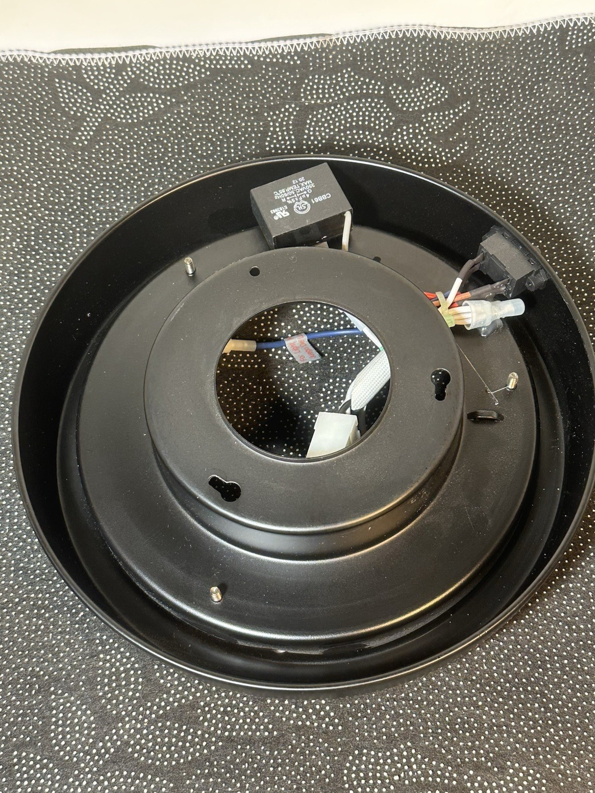 Ashby Park Ceiling Fan Replacement Light Kit Housing Pan Wiring & Capacitor gallery