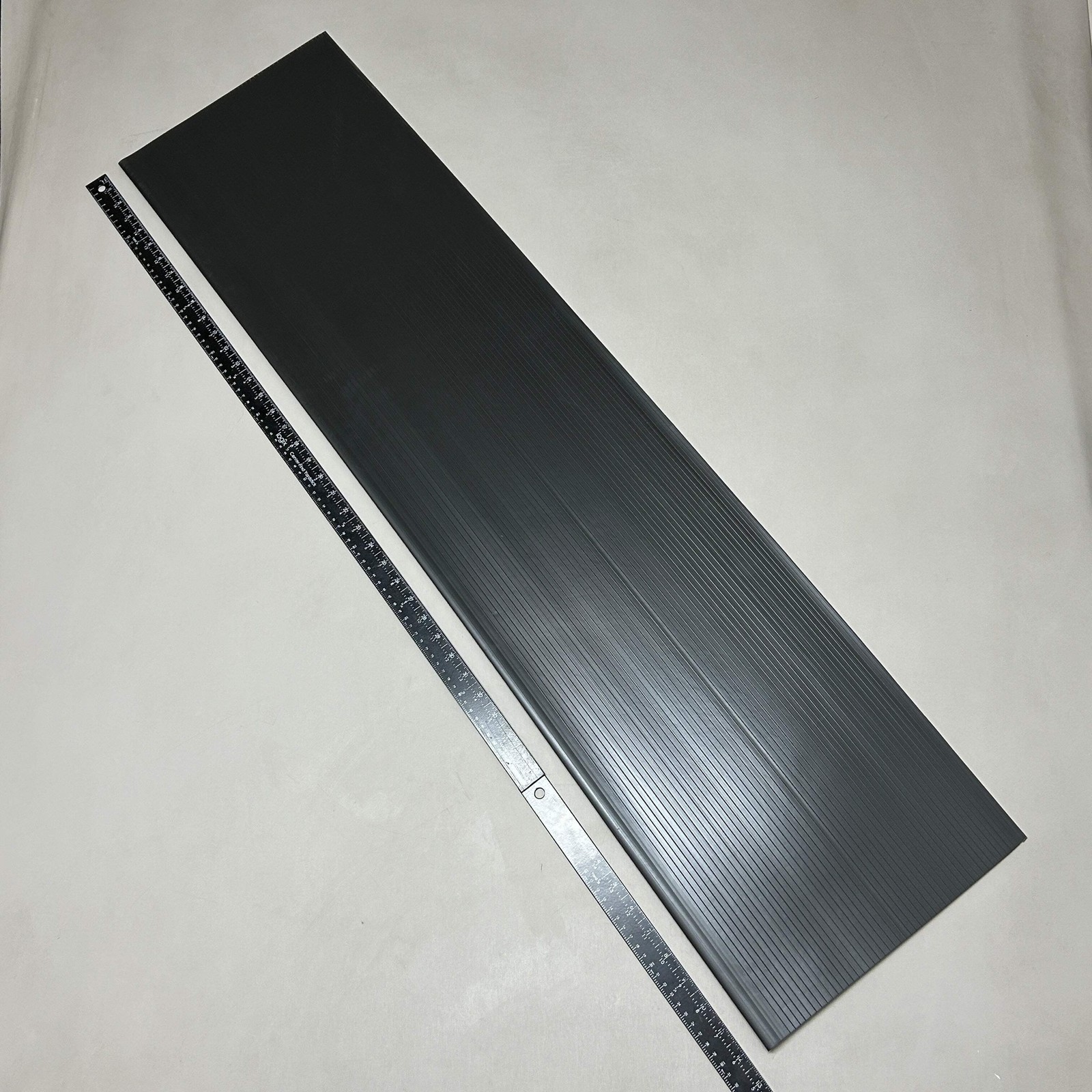 MANNINGTON COMM Burkebase Type TP Rubber Ramp Reducers 10 Pack 1/4"X12"X48" Char gallery