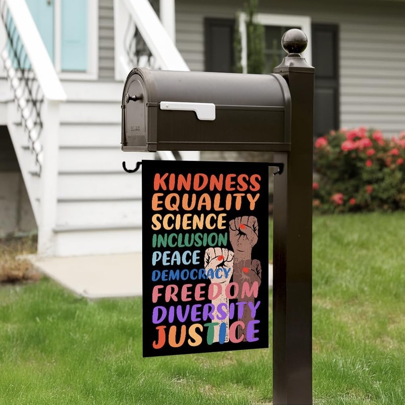 Kindness Equality Science Inclusion Peace Democracy Freedom Diversity Garden ... gallery