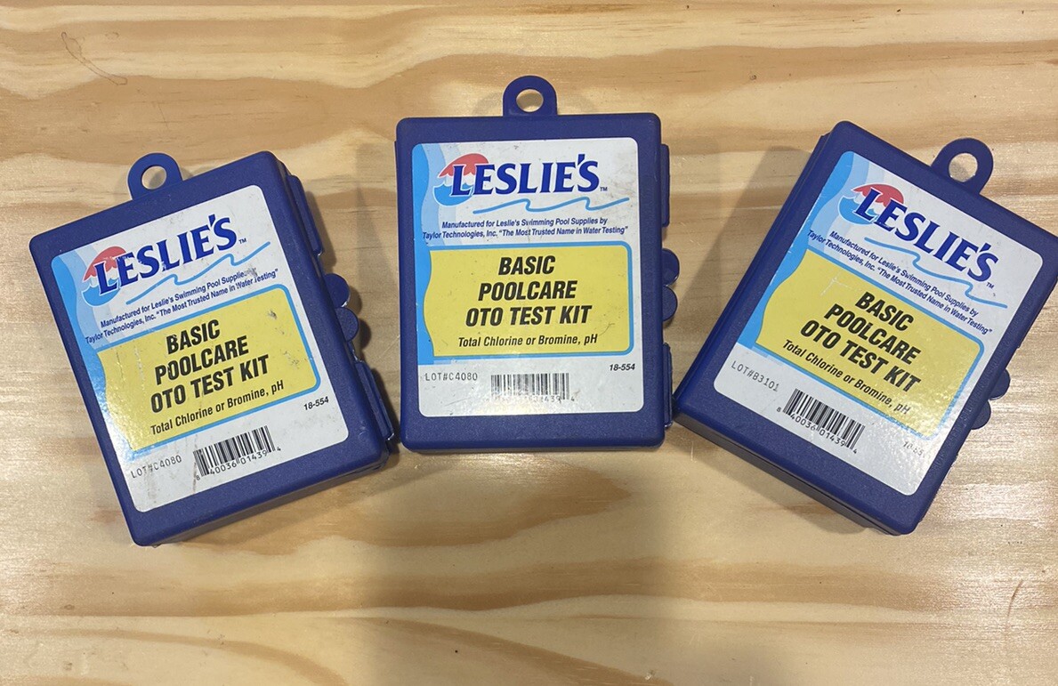 Leslie’s /Taylor pool test kit—-LOT OF 3 gallery