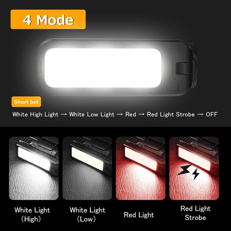 Rechargeable 5000LM Magnetic Work Light,180° Rotate Mechanic Work Light for C... gallery