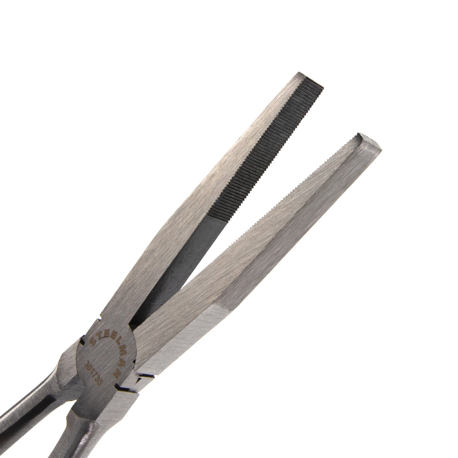 STEELMAN 11-Inch Extra-Long Reach Flat Duckbill Nose Pliers, 301735 gallery