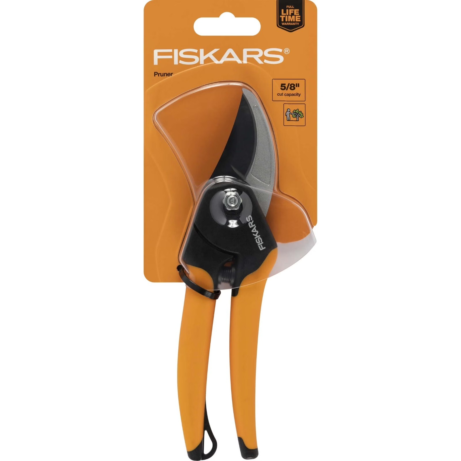 Fiskars 5/8 inch Bypass Pruner Garden Tool with Steel Blade and Soft Grip Handle gallery