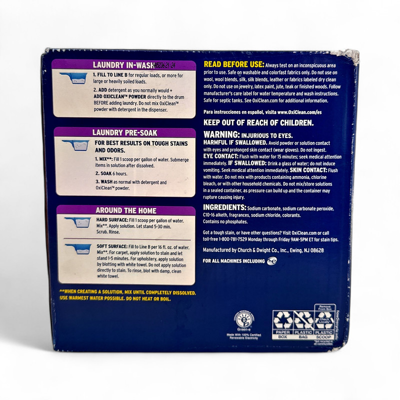 OxiClean Max Efficiency Odor Blasters Laundry Stain Remover Powder - 11 lb gallery