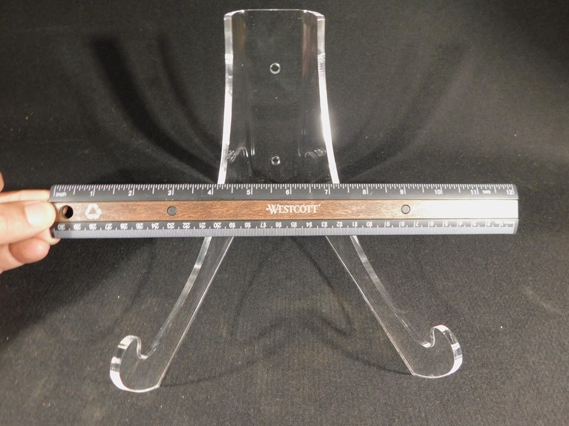 Easel Display Stand Clear Lucite LARGE Size Wall Mountable gallery