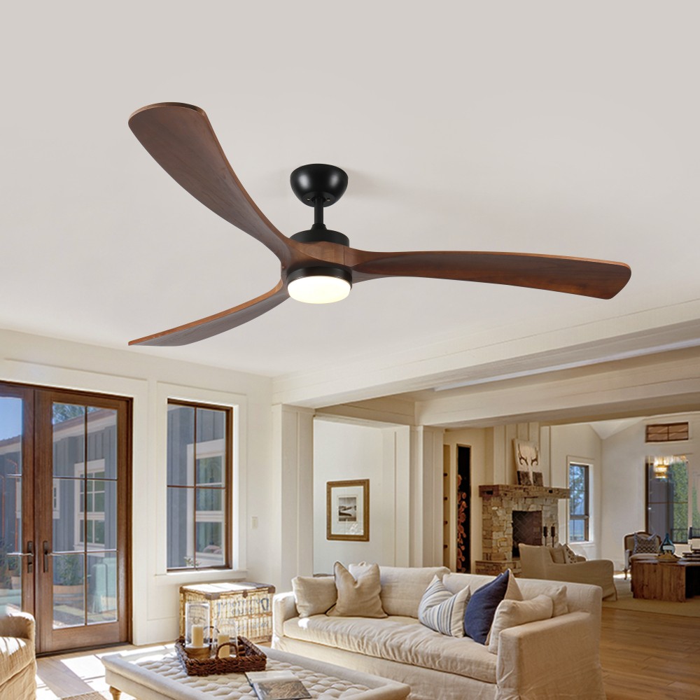 72" Ceiling Fan w/ Remote, Smart Voice Control, Lights, Reversible DC Motor gallery