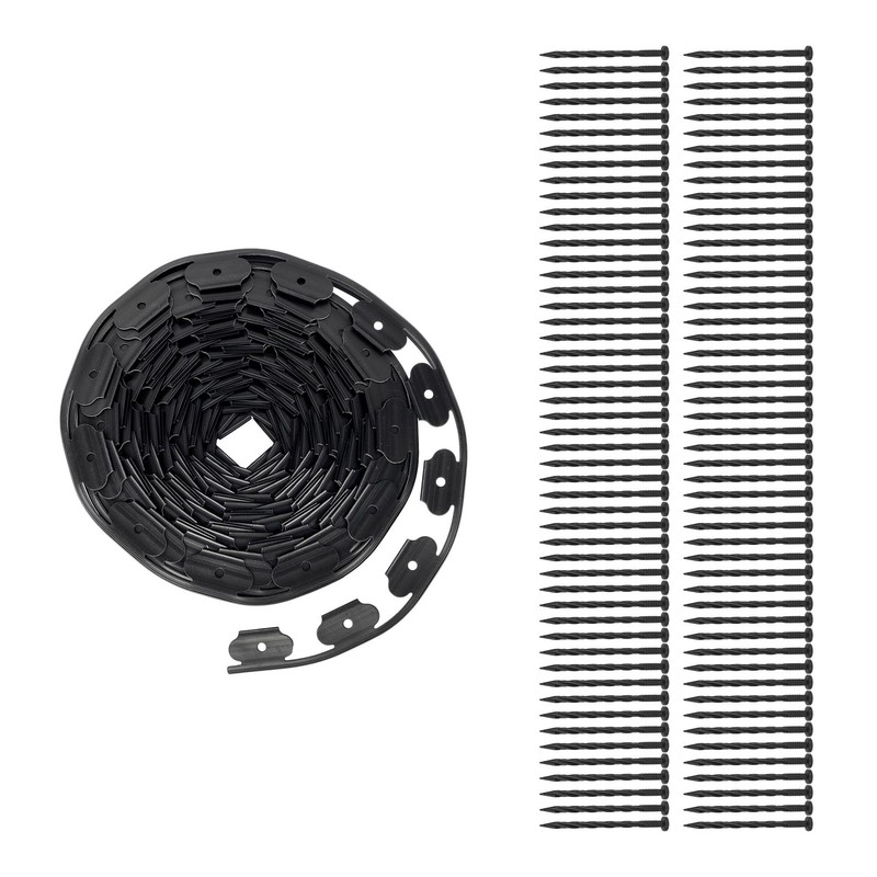 Flexible Garden Landscape Edging No Dig Lawn Edging Border With Anchoring Spikes gallery