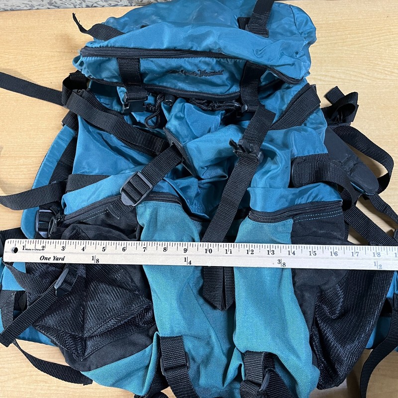 Grande Mountain 50 Backpack Black Teal Vintage 3